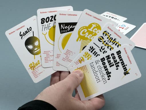 Jeu de 9 familles typographiques - Éditions 205