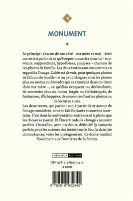 Monument - Bernard Heizmann - mediapop éditions
