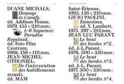 Ce que l'édition fait à l'art - Extraits d'une collection