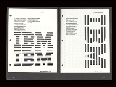 IBM – Graphic Design Guide from 1969 to 1987