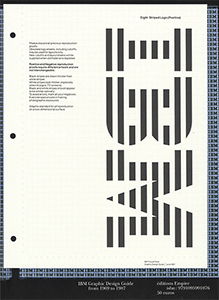 IBM – Graphic Design Guide from 1969 to 1987