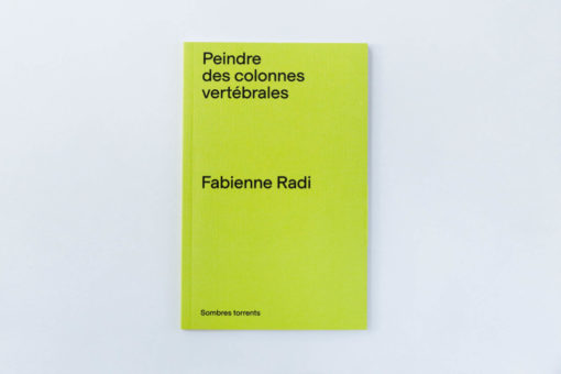 Fabienne Radi - Peindre des colonnes vertébrales - Sombres Torrents