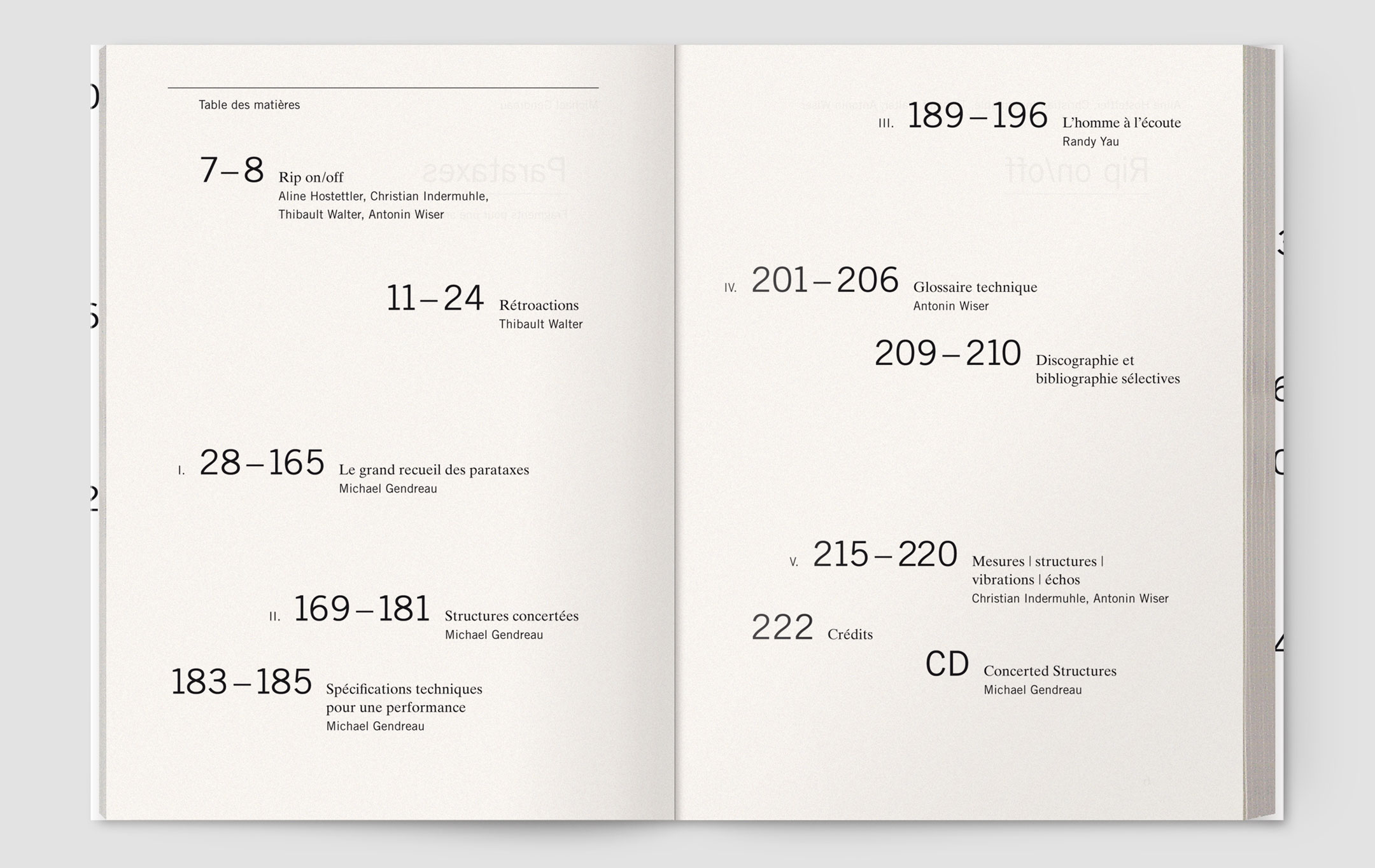 Parataxes + CD - Michael Gendreau – Image 2