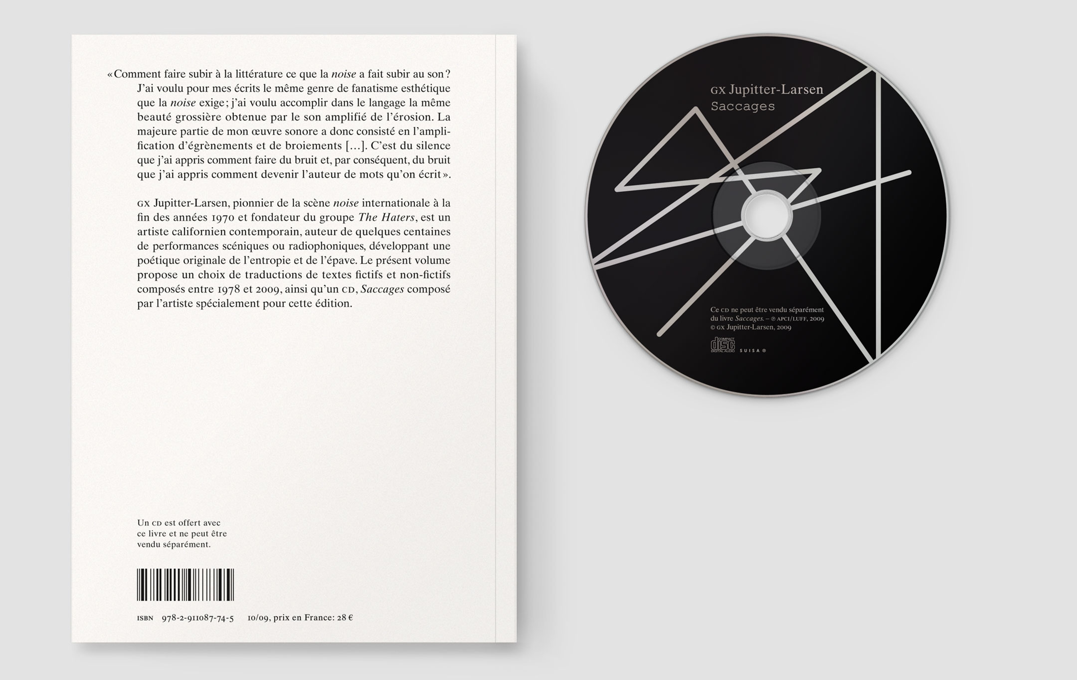 Saccages - GX Jupitter-Larsen + CD – Image 8