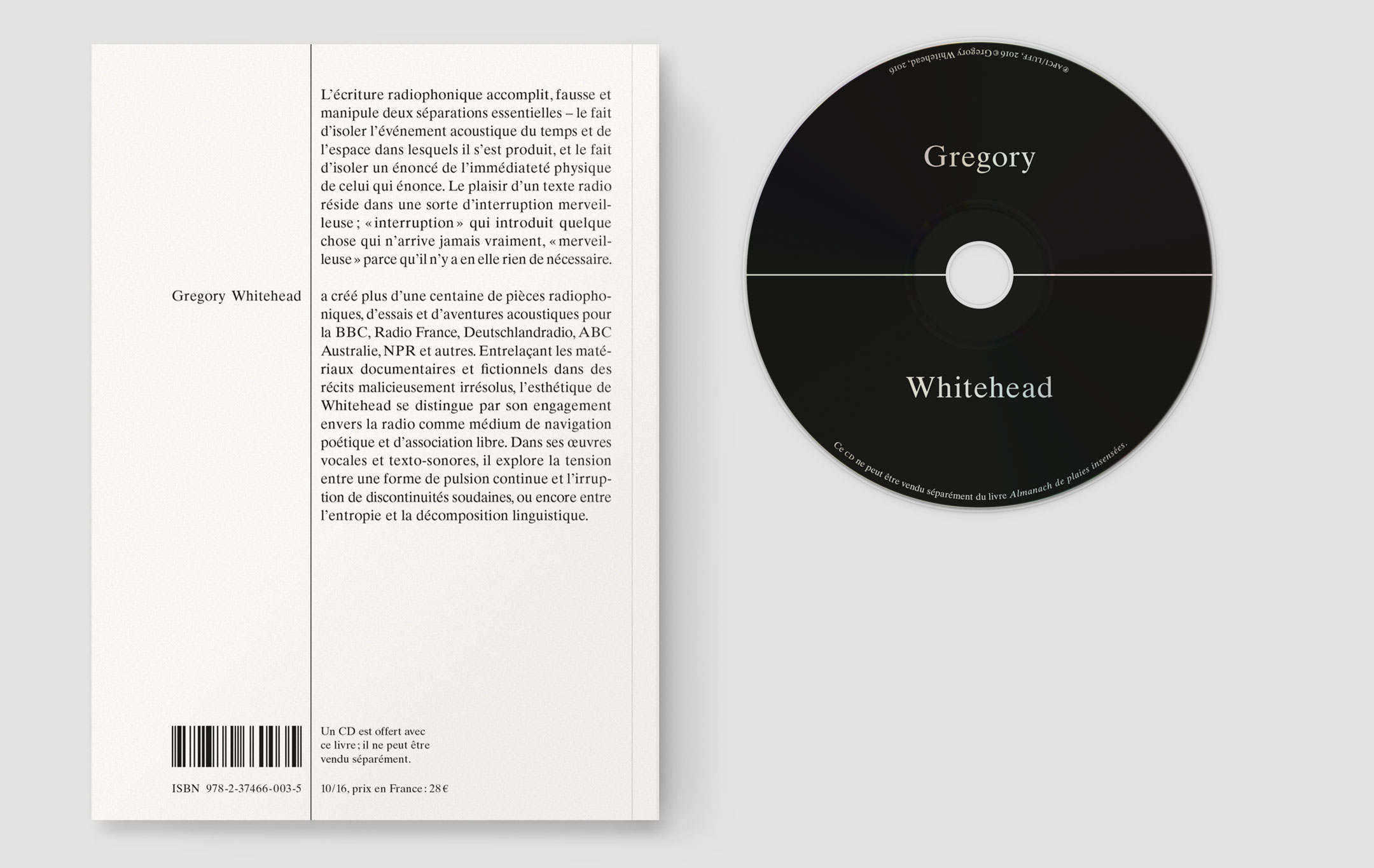 Almanach de plaies insensées - Gregory Whitehead – Image 6