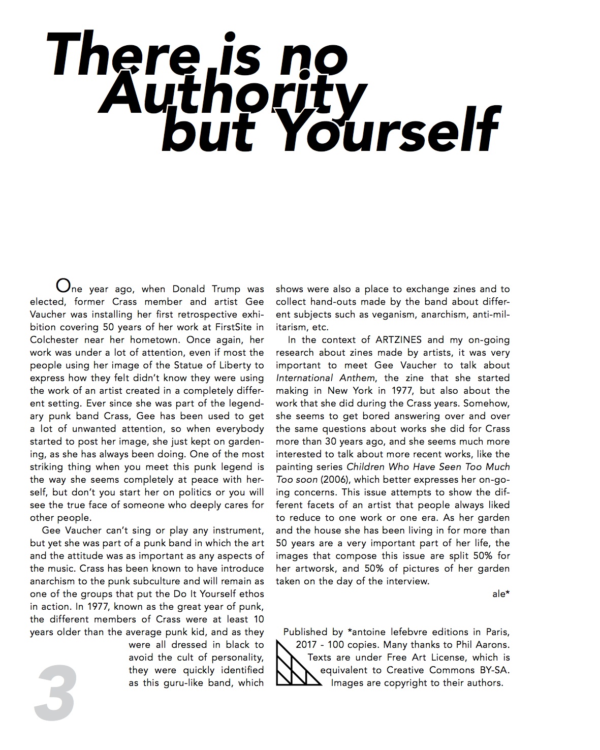 Artzines # 11 Gee Vaucher Special – Image 6