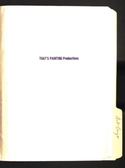 Catalogue Art Guys - That's painting productions, Bernard Brunon