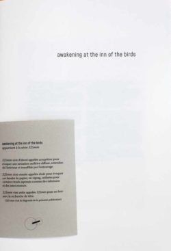 Awakening at the inn of the birds - Aymeric Vergnon