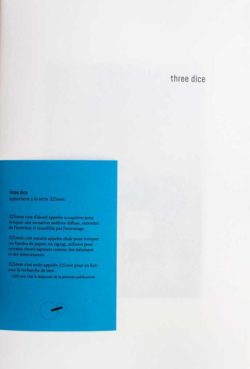 Three Dice - Aymeric Vergnon