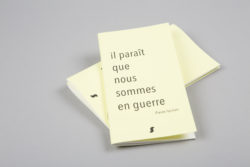 Il paraît que nous sommes en guerre - Pierre Terzian
