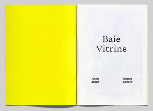 Baie Vitrine - Manon Cézaro, Alexis Jamet – Image 2