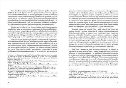 La muse inquiétante – Architecture & société chez Manfredo Tafuri - Marco Assennato – Image 2