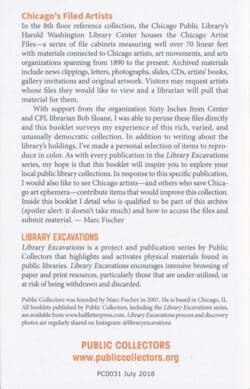 Library Excavations #9 : Chicago's filed artists – Image 7