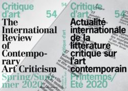 Critique d'art n°54