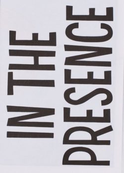 In the presence of being absent... Arrgh. - Stéphanie Leinhos
