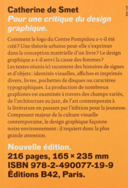 Pour une critique du design graphique - Catherine de Smet