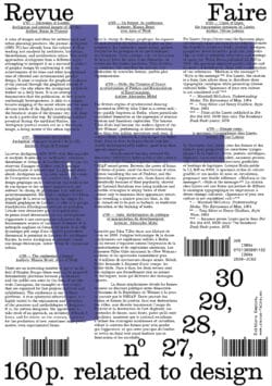 Faire – Regarder le graphisme – Volume 08 (n° 27, 28, 29, 30)