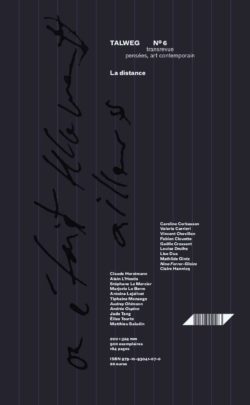 Talweg 6 - La distance