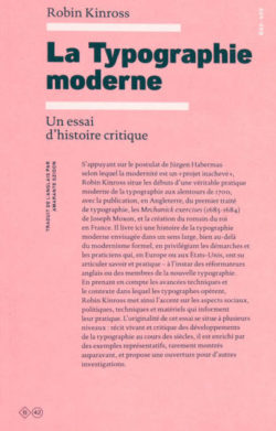 La Typographie Moderne - Robin Kinross