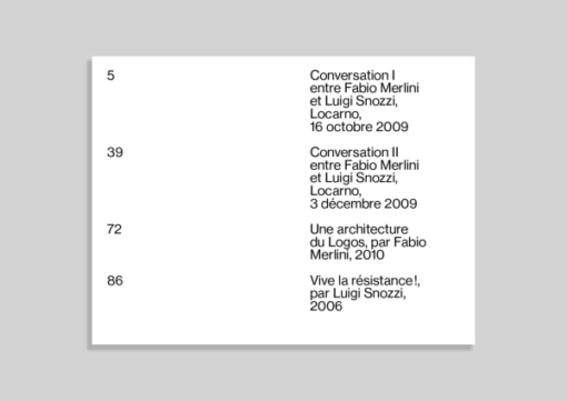 L'architecture inefficiente - Luigi Snozzi & Fabio Merlini – Image 2