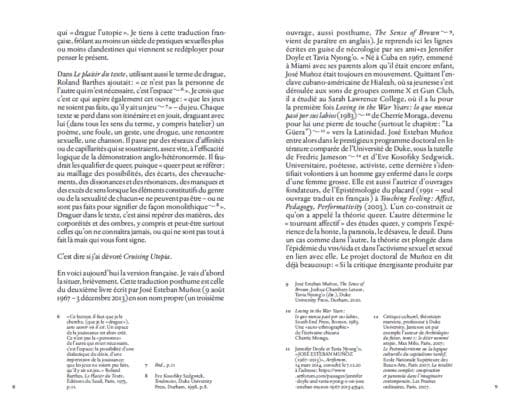 Cruiser l'utopie – L'après et ailleurs de l'advenir queer -  José Esteban Muñoz – Image 3