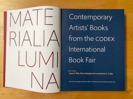 Materialia Lumina - Contemporary Artist's Books from the Codex International Bookfair – Image 2