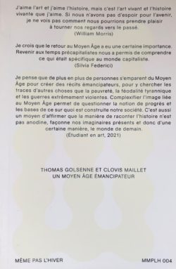 Un Moyen Âge émancipateur - Thomas Golsenne, Clovis Maillet
