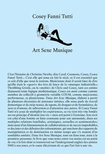 Art Sexe Musique - Cosey Fanni Tutti