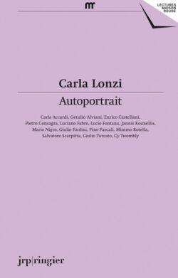 Autoportrait - Carla Lonzi