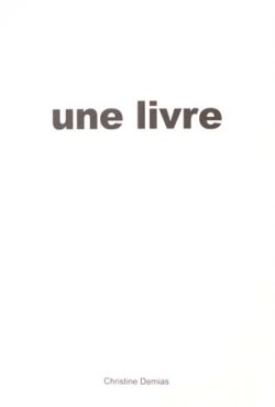 Une livre - Christine Demias